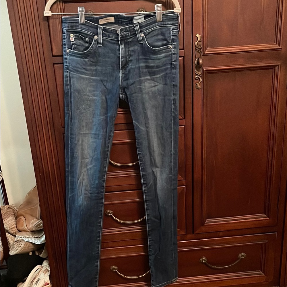 AG Adriano Goldschmied Blue Skinny Jeans